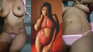 Insta beauty Swapna Halder can’t stop teasing in pink lingerie before stripping nude