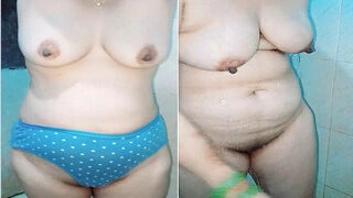 Sexy Indian Wife Blowjob and Fucking in Bathroom