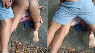 Village Randi Outdoor Fucking for Money in Doggystyle